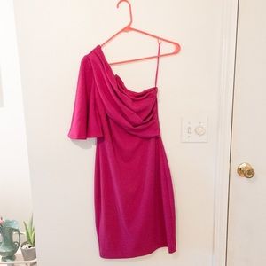 Badgley Mischka Pink Cocktail Dress. Size 0.